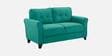 Aldrin Fabric 2 Seater Sofa In Cerulean Blue Colour