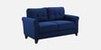 Aldrin Fabric 2 Seater Sofa In Cool Cobalt Colour