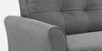 Aldrin Fabric 2 Seater Sofa In Grey Colour
