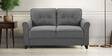 Aldrin Fabric 2 Seater Sofa In Grey Colour
