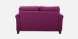 Aldrin Fabric 2 Seater Sofa In Mulberry Colour