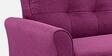 Aldrin Fabric 2 Seater Sofa In Mulberry Colour