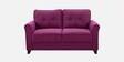 Aldrin Fabric 2 Seater Sofa In Mulberry Colour