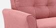 Aldrin Fabric 3 Seater Sofa In Pink Colour