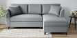 Miranda Fabric LHS Sectional Sofa (2 + Lounger) In Ash Grey Colour