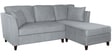 Miranda Fabric LHS Sectional Sofa (2 + Lounger) In Ash Grey Colour