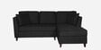 Miranda Fabric LHS Sectional Sofa (2 + Lounger) In Charcoal Grey Colour