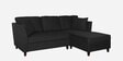 Miranda Fabric LHS Sectional Sofa (2 + Lounger) In Charcoal Grey Colour