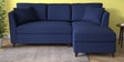 Miranda Fabric LHS Sectional Sofa (2 + Lounger) In Navy Blue Colour