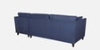 Miranda Fabric LHS Sectional Sofa (3 + Lounger) In Navy Blue Colour