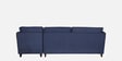 Miranda Fabric LHS Sectional Sofa (3 + Lounger) In Navy Blue Colour