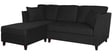 Miranda Fabric RHS Sectional Sofa (2 + Lounger) in Charcoal Grey Colour