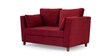 Miranda Velvet 2 Seater Sofa In Burnt Red Colour