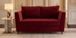 Miranda Velvet 2 Seater Sofa In Burnt Red Colour
