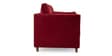 Miranda Velvet 2 Seater Sofa In Burnt Red Colour