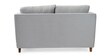 Miranda Velvet 2 Seater Sofa In Mist Grey Colour