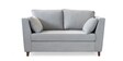 Miranda Velvet 2 Seater Sofa In Mist Grey Colour