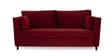Miranda Velvet 3 Seater Sofa In Burnt Red Colour