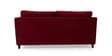 Miranda Velvet 3 Seater Sofa In Burnt Red Colour