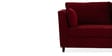 Miranda Velvet 3 Seater Sofa In Burnt Red Colour