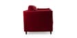 Miranda Velvet 3 Seater Sofa In Burnt Red Colour