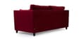 Miranda Velvet 3 Seater Sofa In Burnt Red Colour