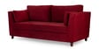 Miranda Velvet 3 Seater Sofa In Burnt Red Colour