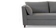 Miranda Velvet 3 Seater Sofa In Mist Grey Colour