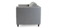 Miranda Velvet 3 Seater Sofa In Mist Grey Colour
