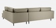 Mireya Fabric LHS Sectional Sofa (3+ Lounger) In Beige Colour