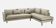 Mireya Fabric LHS Sectional Sofa (3+ Lounger) In Beige Colour