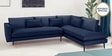Mireya Fabric LHS Sectional Sofa (3+ Lounger) In Navy Blue Colour