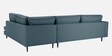 Mireya Fabric LHS Sectional Sofa (3+ Lounger) In Smoke Grey Colour