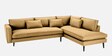 Mireya Fabric LHS Sectional Sofa (3+ Lounger) In Yellow Colour          In Y