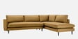 Mireya Fabric LHS Sectional Sofa (3+ Lounger) In Yellow Colour          In Y