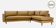 Mireya Fabric LHS Sectional Sofa (3+ Lounger) In Yellow Colour          In Y