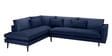 Mireya Fabric RHS Sectional Sofa (3+ Lounger) In Navy Blue Colour
