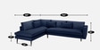 Mireya Fabric RHS Sectional Sofa (3+ Lounger) In Navy Blue Colour