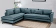 Mireya Fabric RHS Sectional Sofa (3+ Lounger) In Smoke Grey Colour