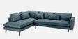 Mireya Fabric RHS Sectional Sofa (3+ Lounger) In Smoke Grey Colour
