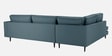 Mireya Fabric RHS Sectional Sofa (3+ Lounger) In Smoke Grey Colour