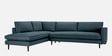 Mireya Fabric RHS Sectional Sofa (3+ Lounger) In Smoke Grey Colour