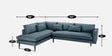 Mireya Fabric RHS Sectional Sofa (3+ Lounger) In Smoke Grey Colour
