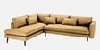 Mireya Fabric RHS Sectional Sofa (3+ Lounger) In Yellow Colour