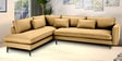 Mireya Fabric RHS Sectional Sofa (3+ Lounger) In Yellow Colour