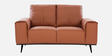 Mississippi Half Leather 2 seater Sofa In Harvest Gold Colour