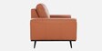Mississippi Half Leather 2 seater Sofa In Harvest Gold Colour