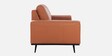Mississippi Half Leather 3 seater Sofa In Harvest Gold Colour