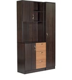 Buy Minato Three Door Kitchen Cabinet with Three Drawers ...