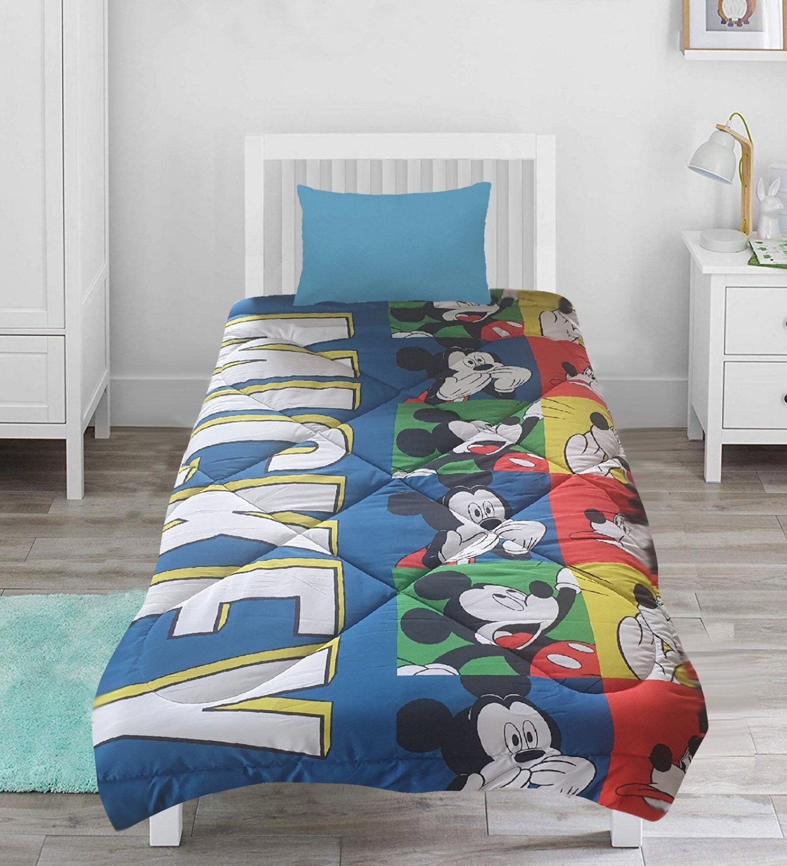 Mickey Mouse Moods Comforter in Multicolour